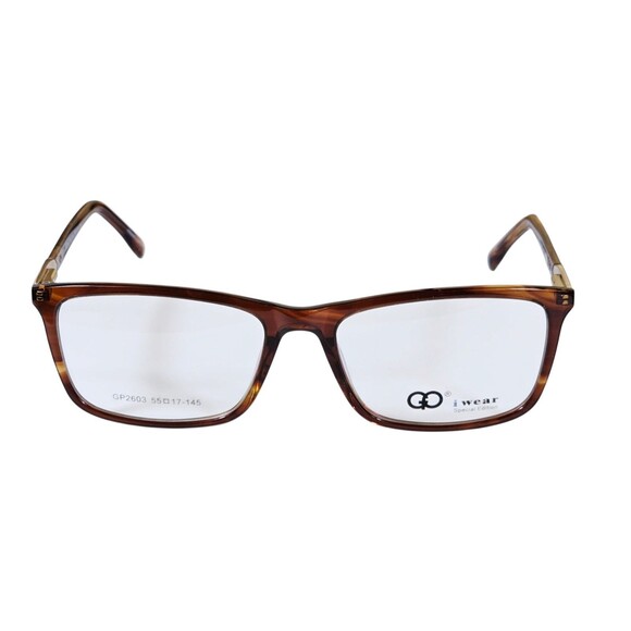 GIANNI PO WOMEN'S EYEGLASSES GP 2603 55-17 145 Brown Tortoise NWT DEMO LENSES - Picture 1 of 16